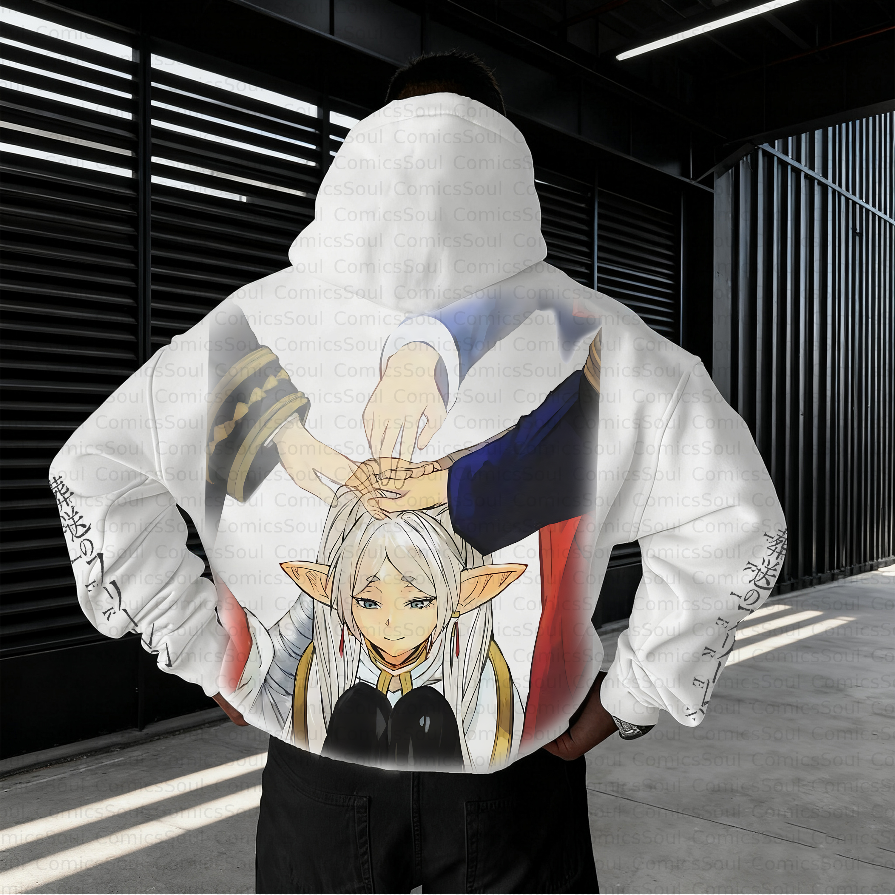 Unisex Anime Inspired Vintage Plush Hoodie