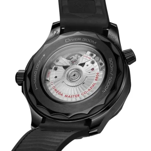 Omega Seamaster Men Automatic Black Rubber Watch O21092442001003