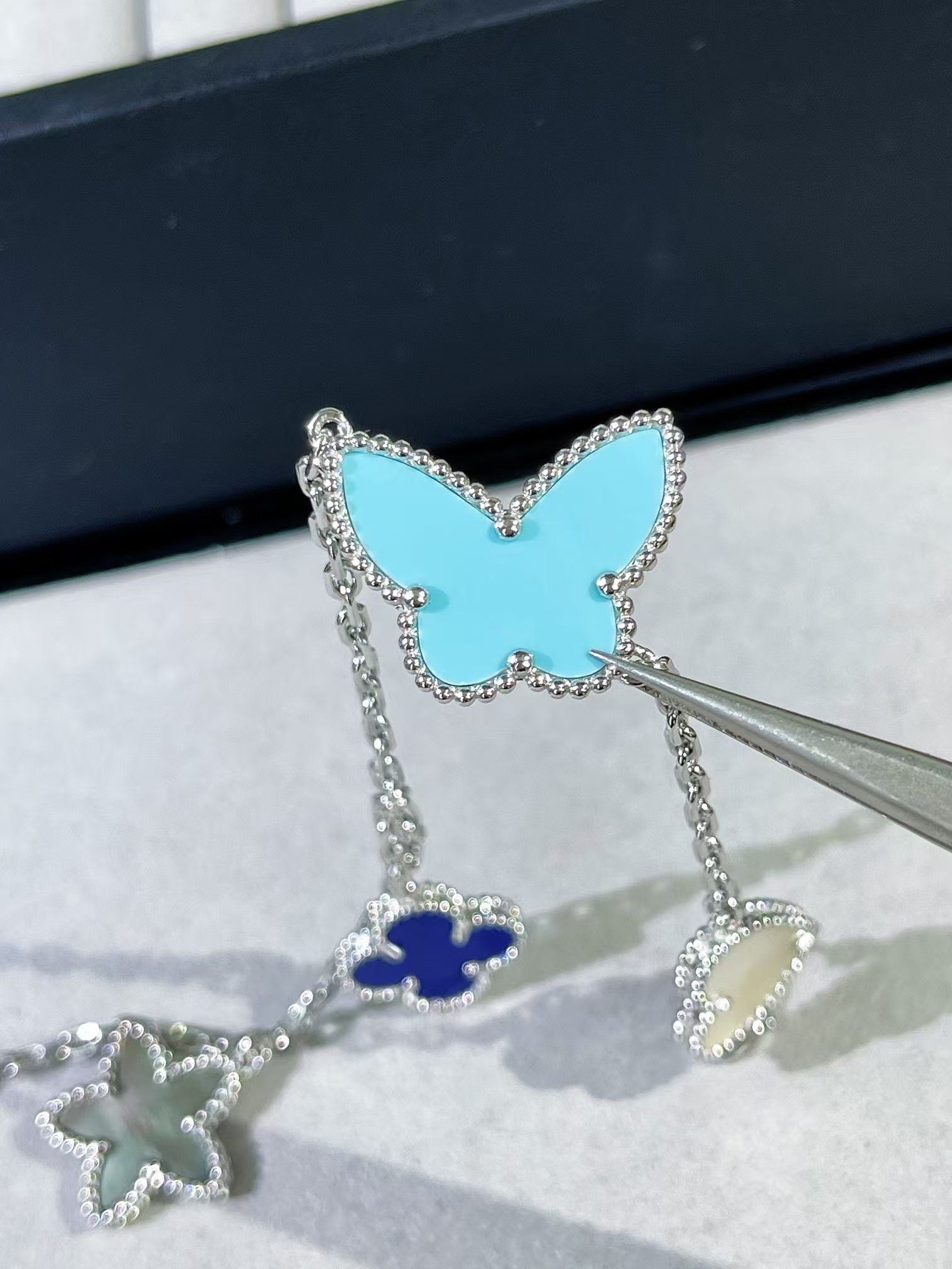 VCA Limited Version Lucky Alhambra Bracelet, 4 Motifs - Original Replica Club