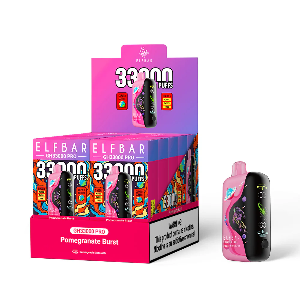 ELFBAR GH33000 PRO újratölthető eldobható e-cigaretta (minden íz)