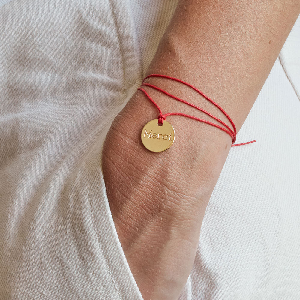 Médaille Merci - Rouge