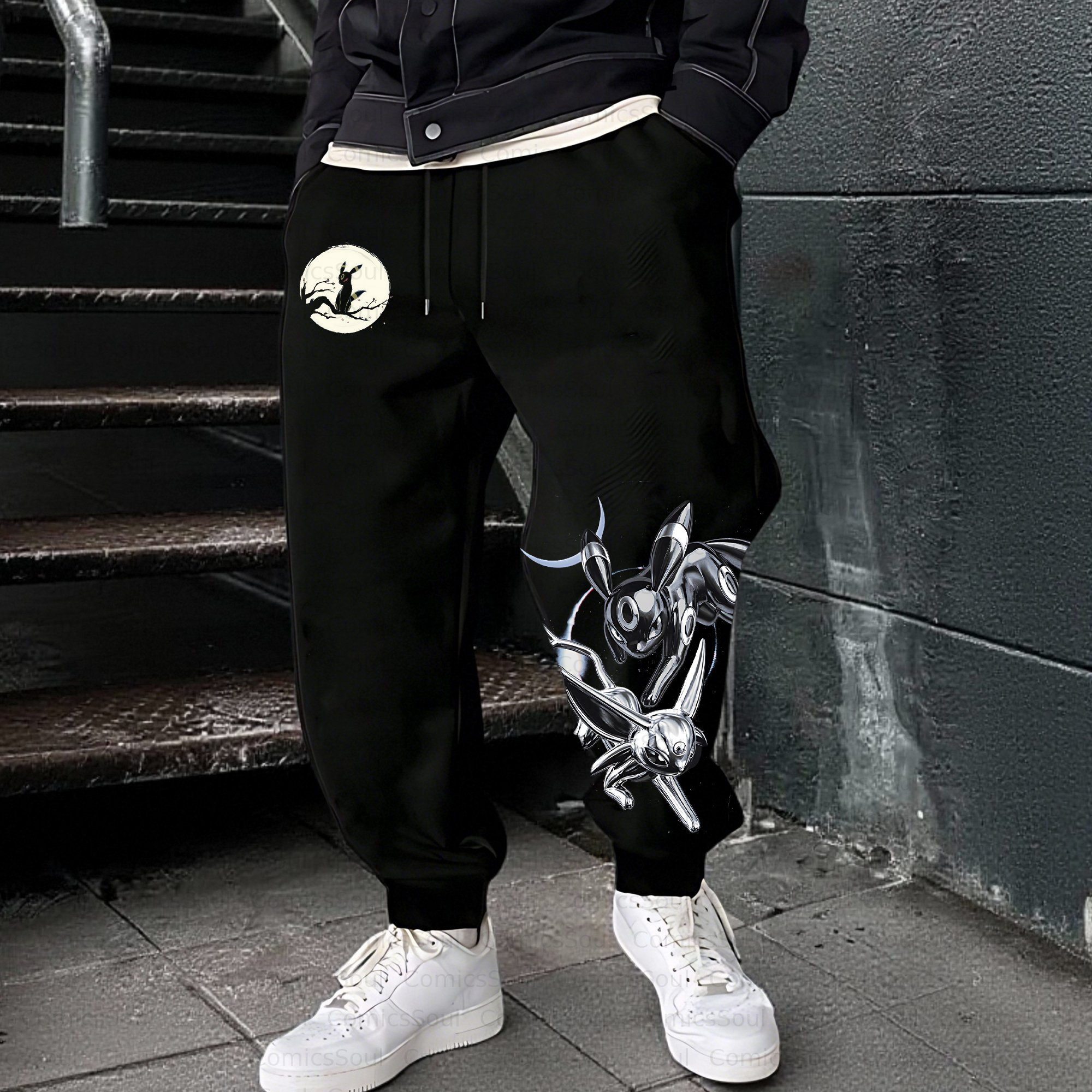 Unisex Casual Anime Streetwear Pant