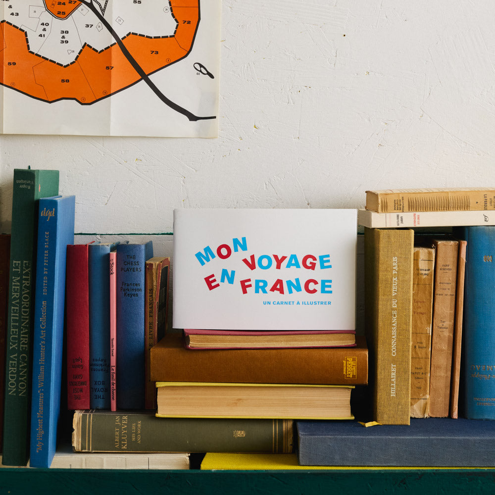 Carnet à illustrer - Mon Voyage en France