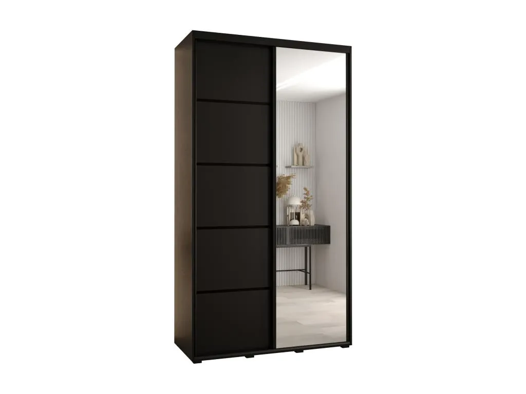 ARMARIO Kavehomedeco 5 DE PUERTAS CORREDERAS 235.2/140/45 2 puertas (Negro/Negro/Negro) FRTQ07425