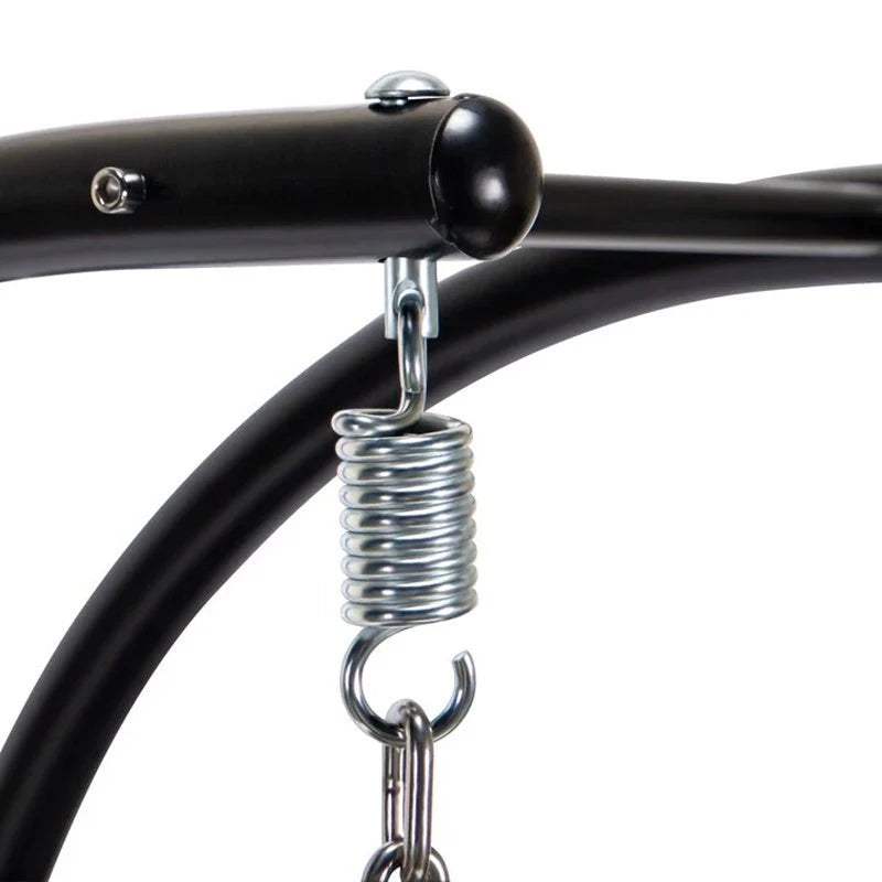 2025 Patio Wicker Swing Chair With Stand Rain Cover Included