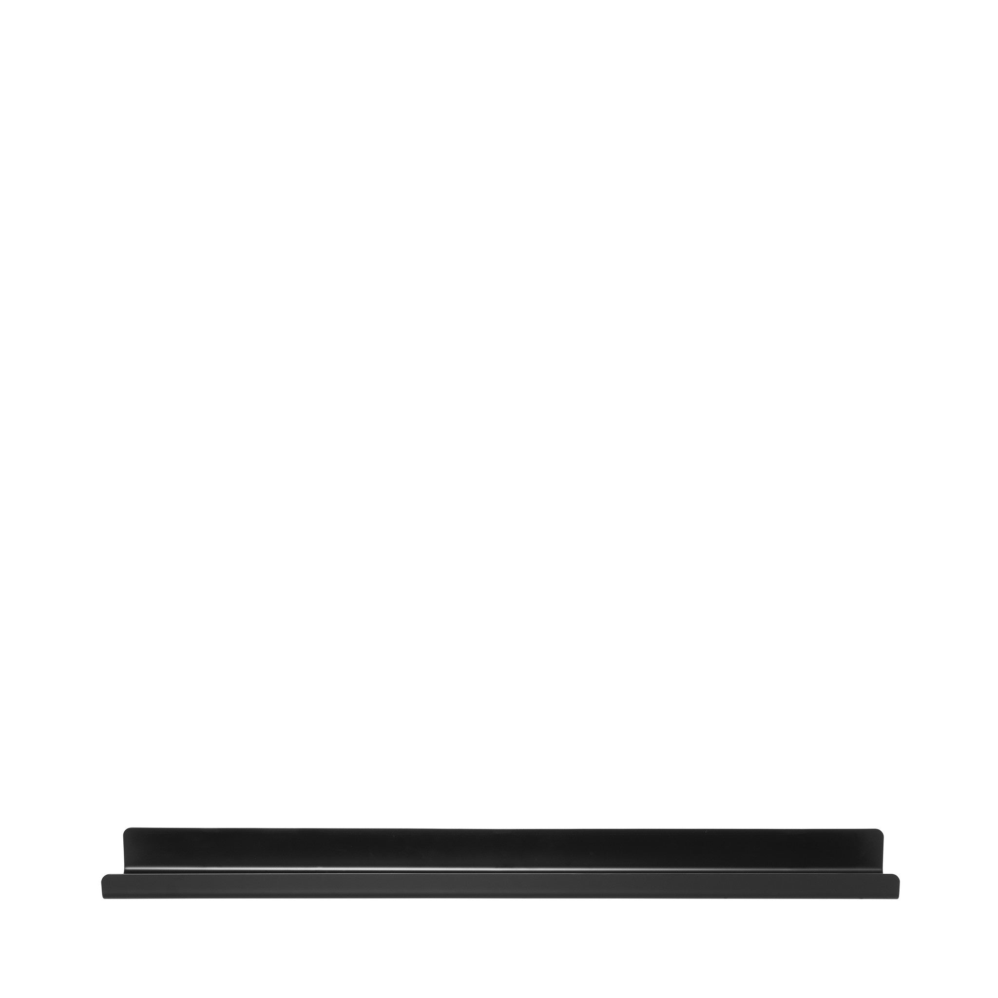 Modo Wandplank Black Large   Zwart   Staal
