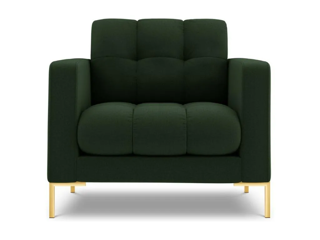Sillón Quietena de tejido estructural verde oscuro - 87x92x75cm