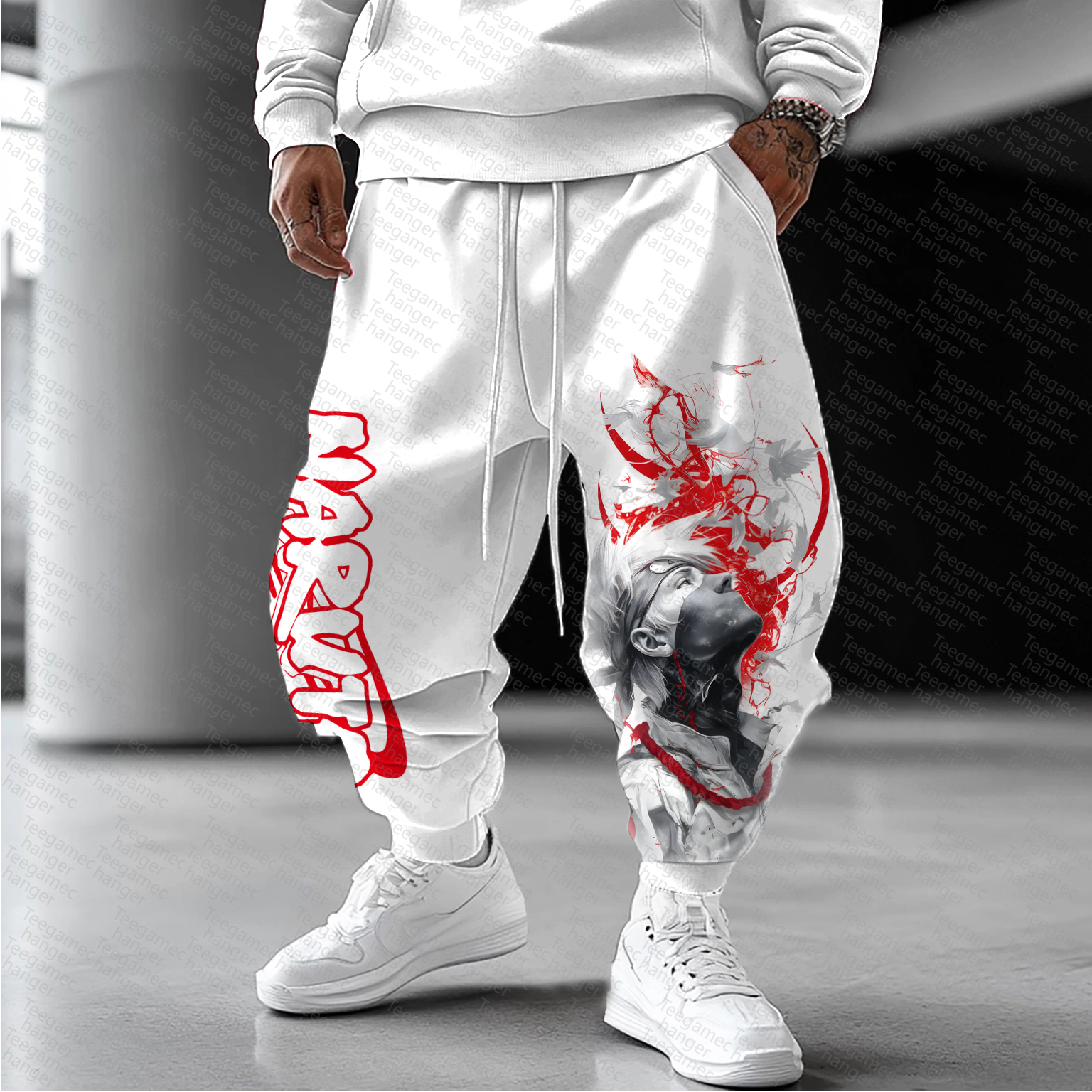 Unisex   Casual Anime Streetwear Pants