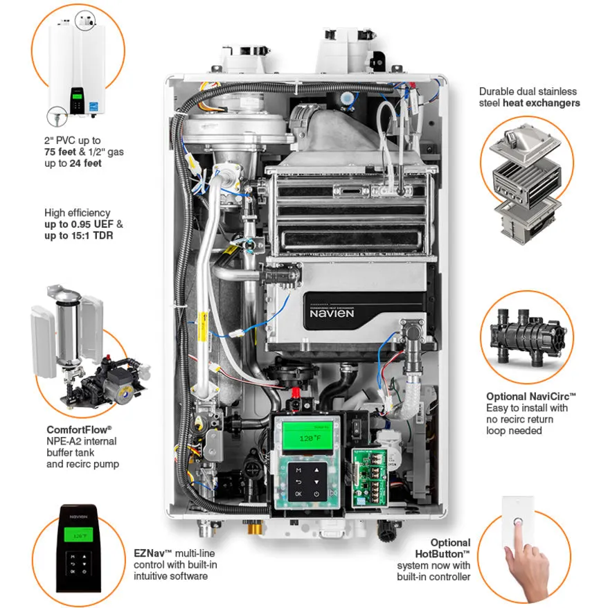 Navien NPE-240A2 Condensing Tankless Water Heater