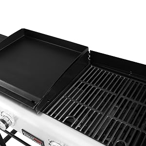 4-Burner Flat Top Gas Grill Griddle Combo