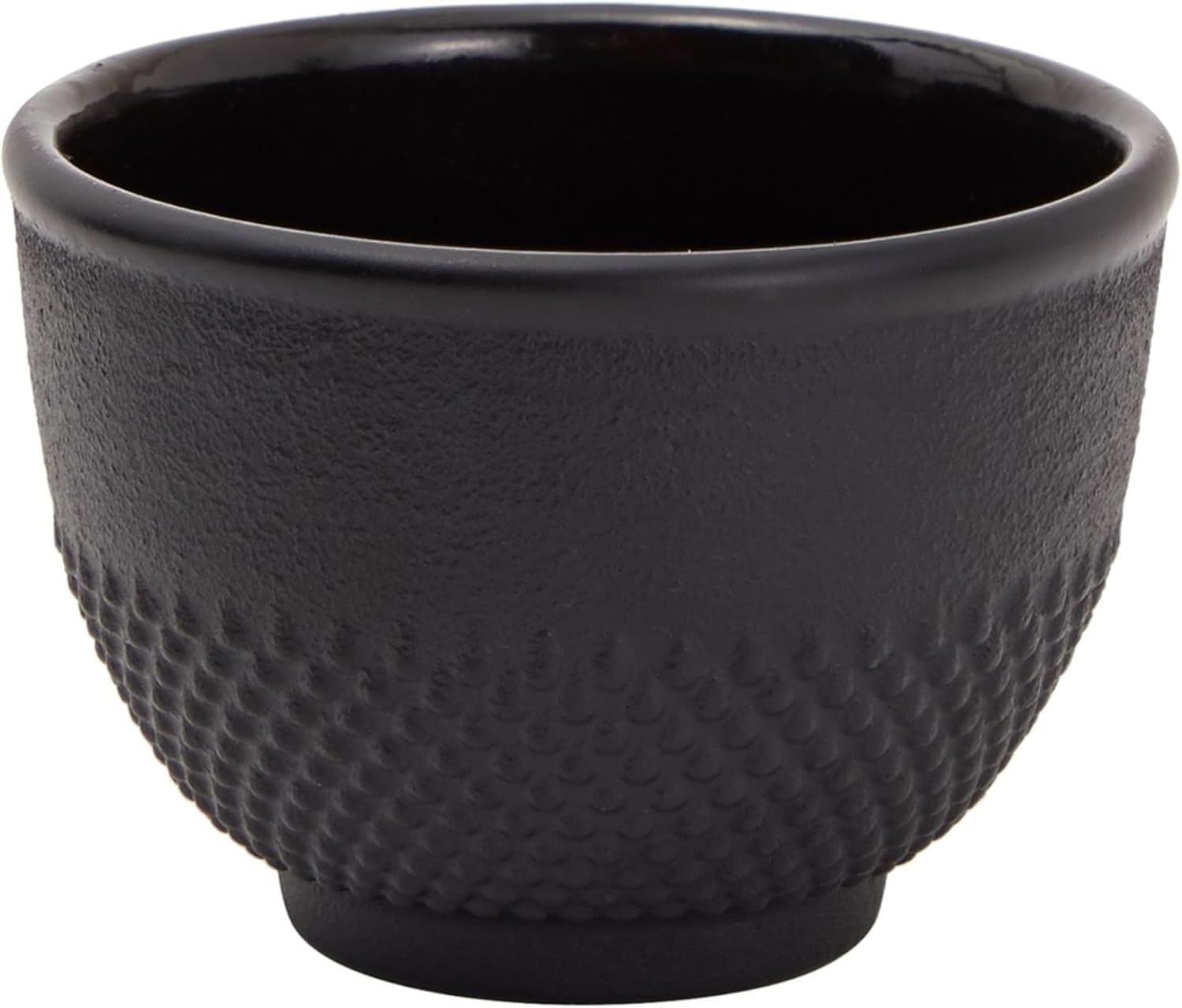 Juvale Cast Iron Teapot - 1200 mL, Black, 2 Cups - Japanese Tea Set with Stainless Steel Infuser & Stovetop Kettle for Loose Leaf Tea