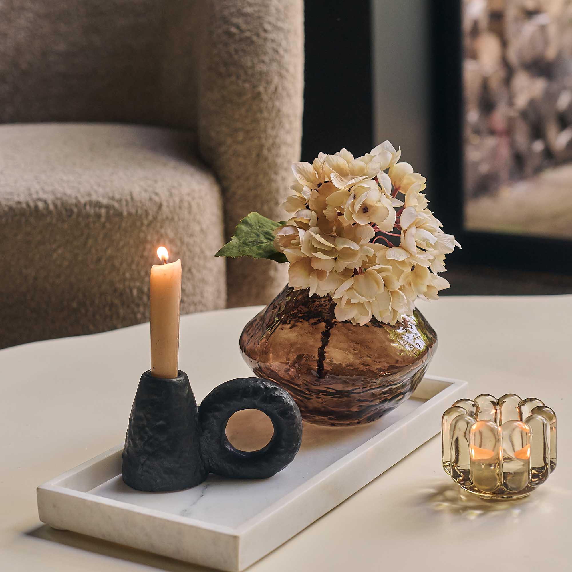 Maris Ceramic Candle Holder