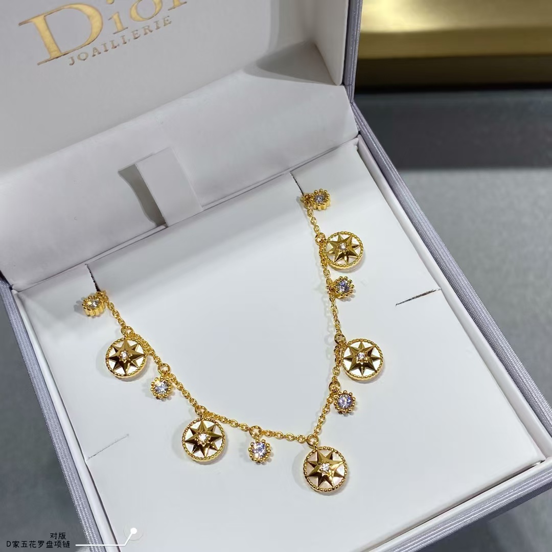 Dior Rose Des Vents Necklace - Original Replica Club