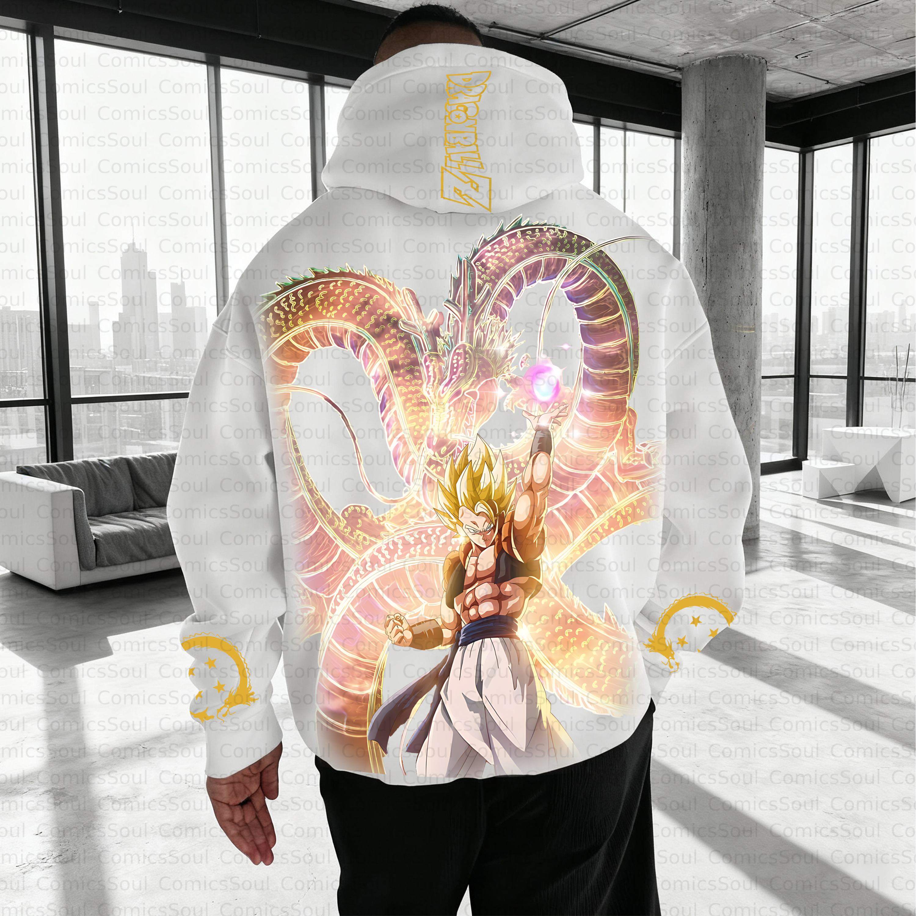 Unisex Anime Inspired Vintage Plush Hoodie
