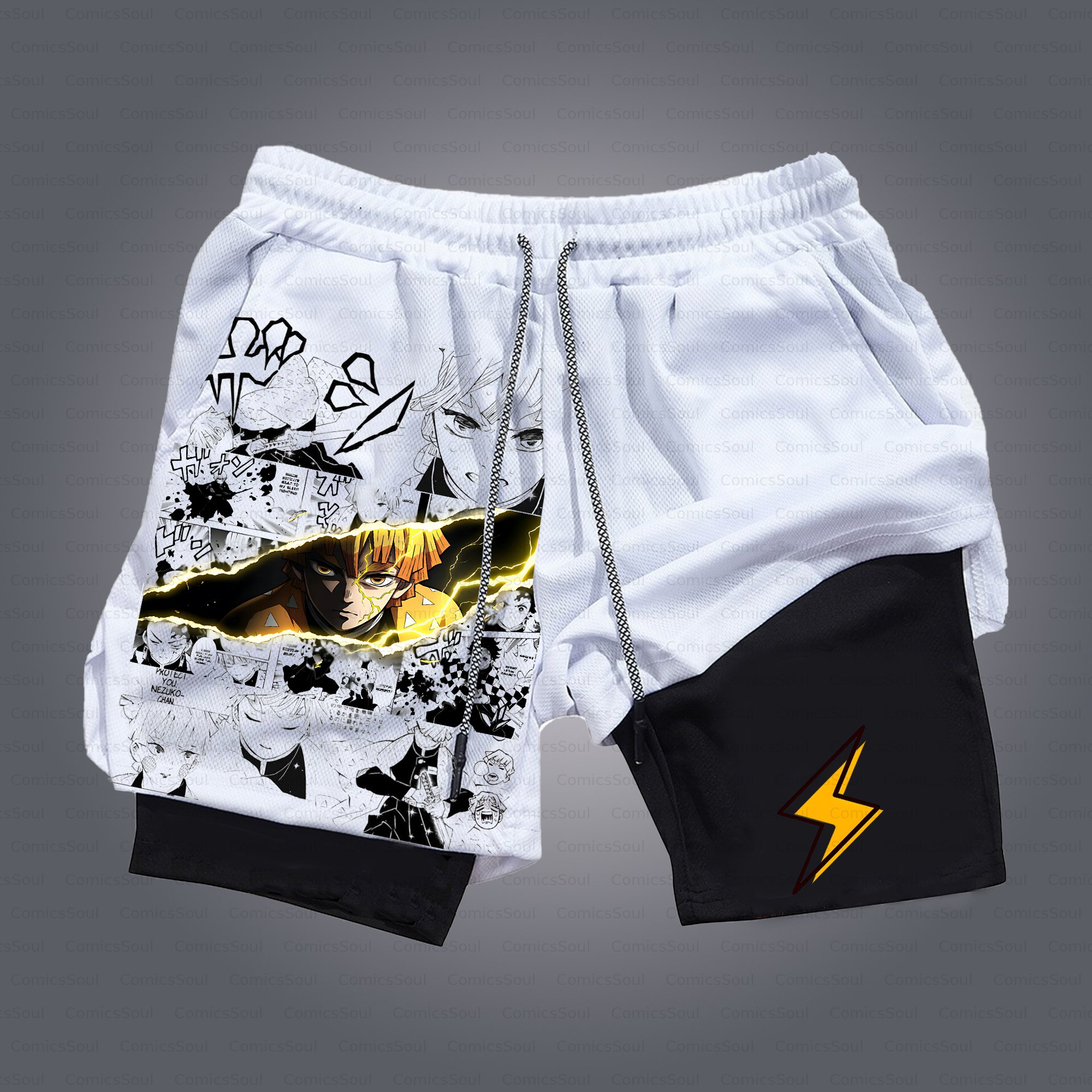 Unisex Casual Anime Streetwear Gym Shorts