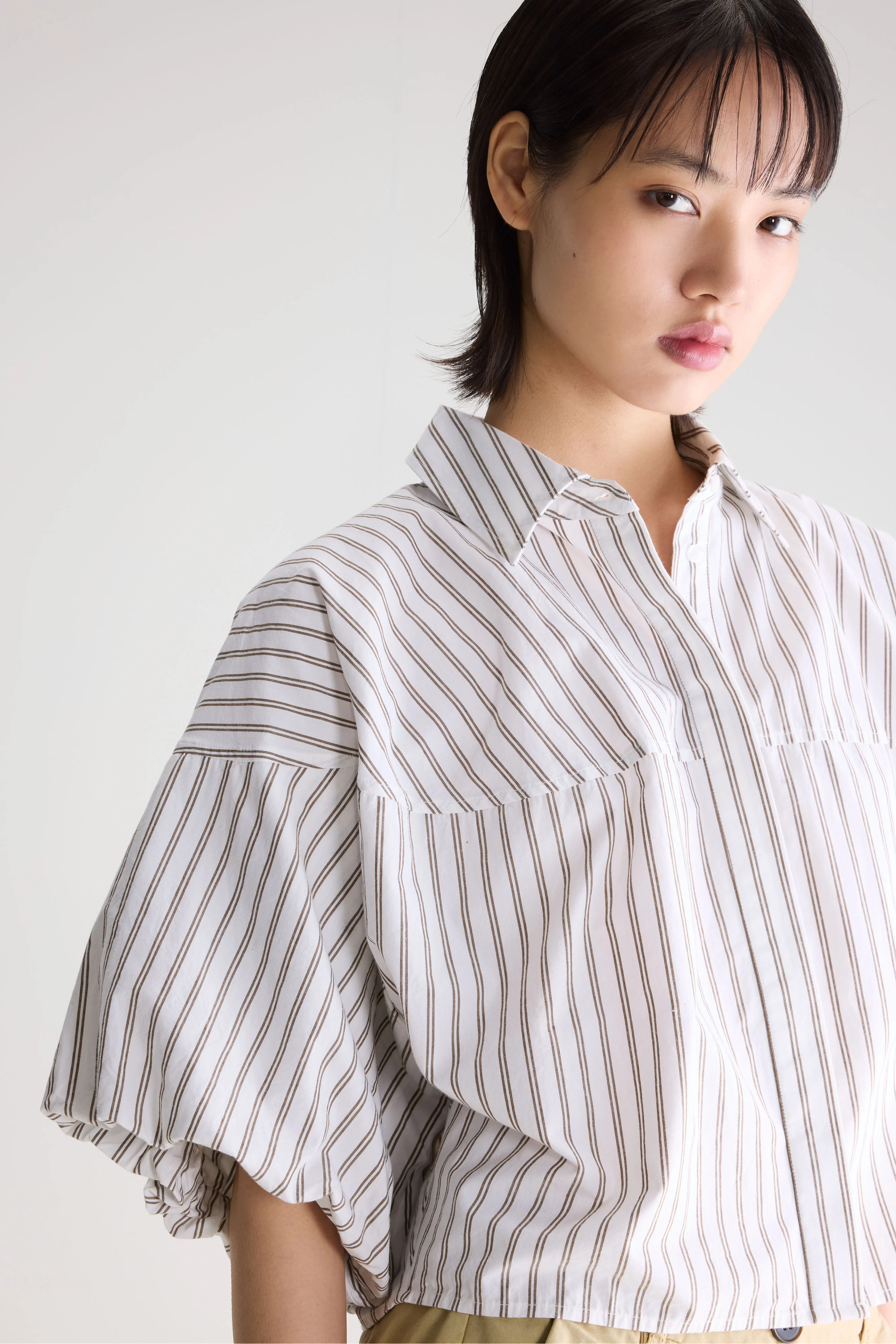 Bellerose Cassy balloon shirt (261 / W / STRIPE A)