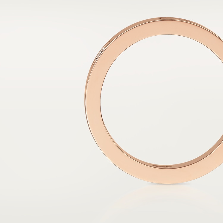 Replicate LOVE ring, classic model, 3 diamonds(1:1 replica) - Original Replica Club