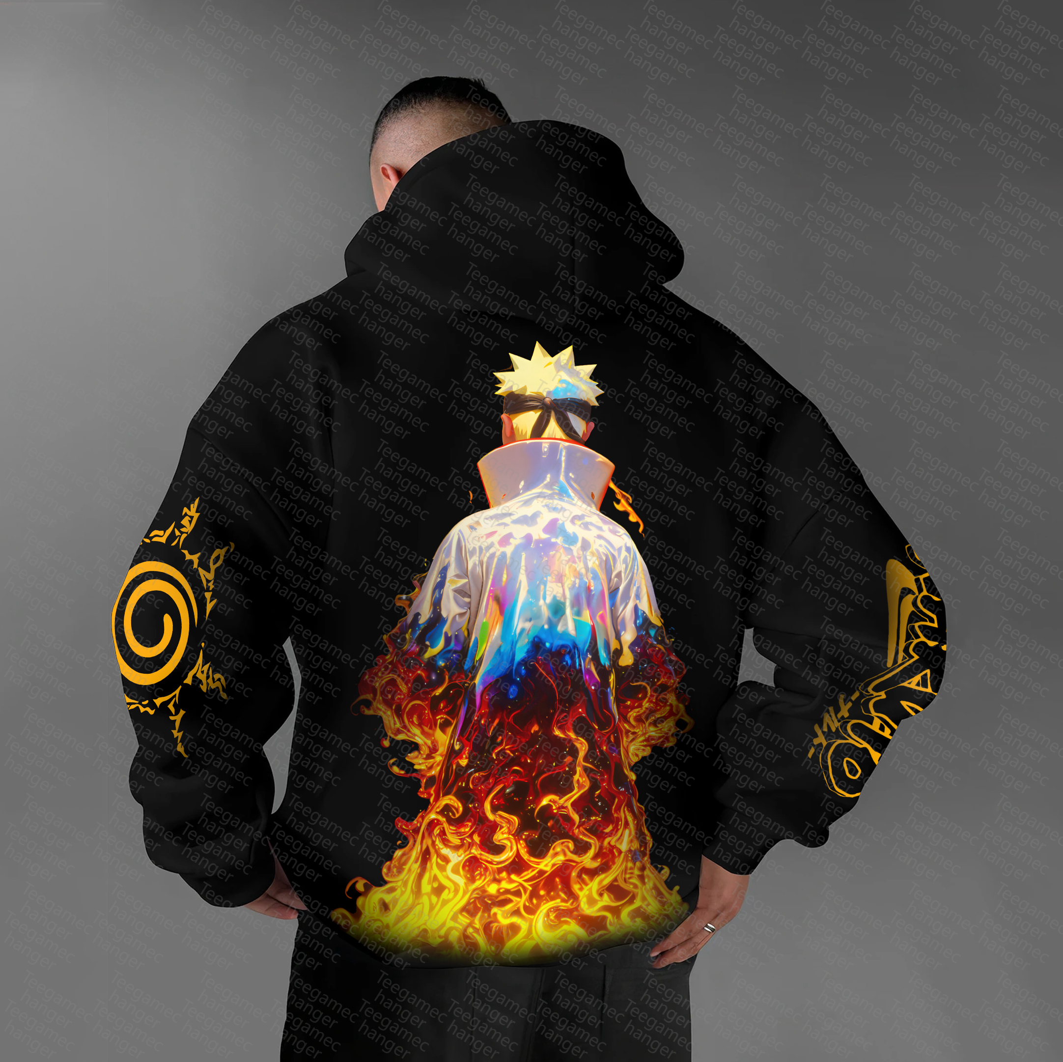 Unisex  Anime Graphic Streetwear Vintage Hoodie