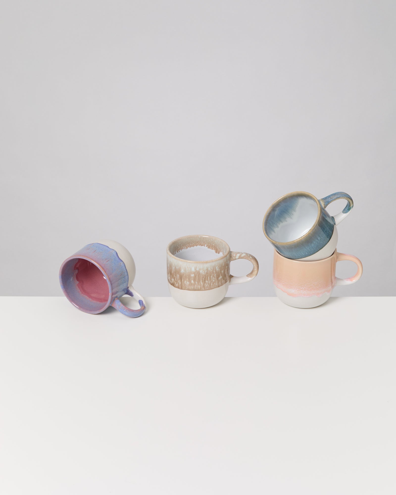 Coimbra Tasse groß Pastel Flow mix 4er-Set