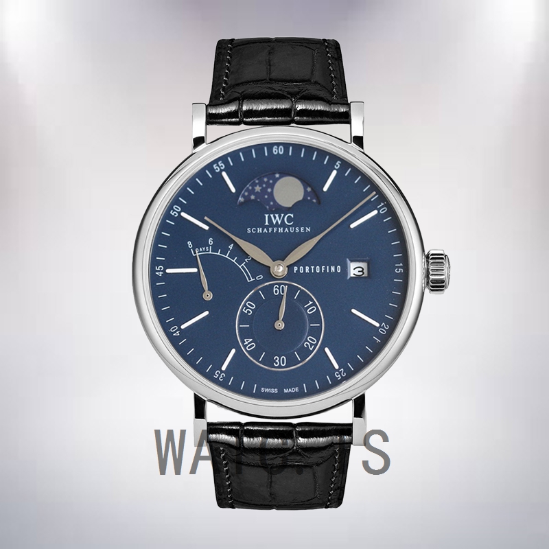 IWC Portofino 43mm/40mm Men's IW516405 Leather Strap Automatic