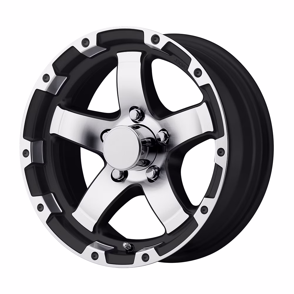 14X5.5 5 - Lug on 4.5" Aluminum T08 Trailer Wheel - T08 - 45545BMLS