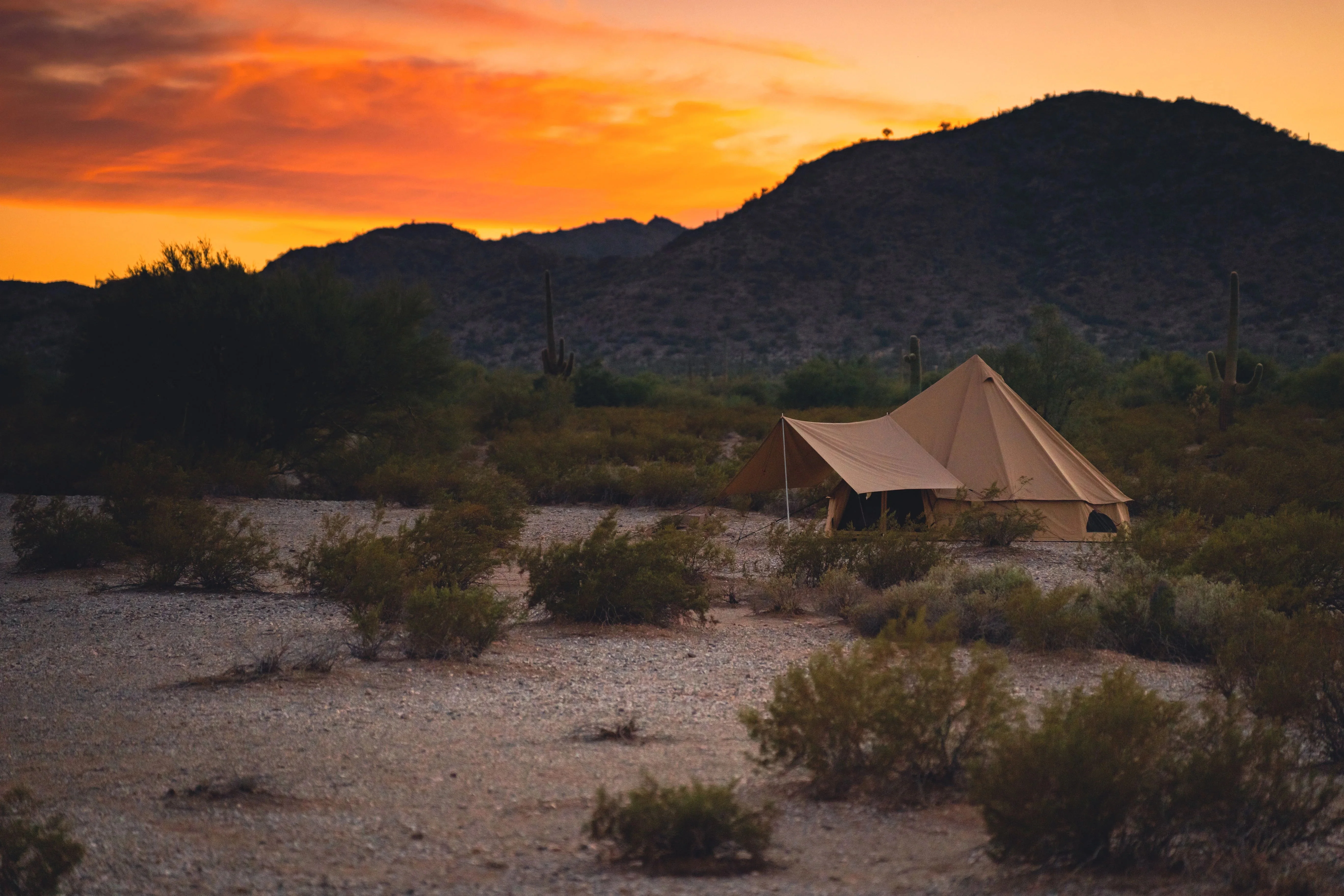 White Duck Outdoors Regatta Bell Tent Awning, Desert Red, 10 ft - Complete Canopy With Poles - Image 13 White Duck Outdoors Regatta Bell Tent Awning, Desert Red, 10 ft - Complete Canopy With Poles - Image 13