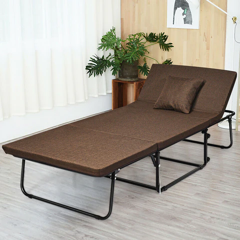Space Saver Rollaway Bed - Folding Bed with Six Adjustable Positions
