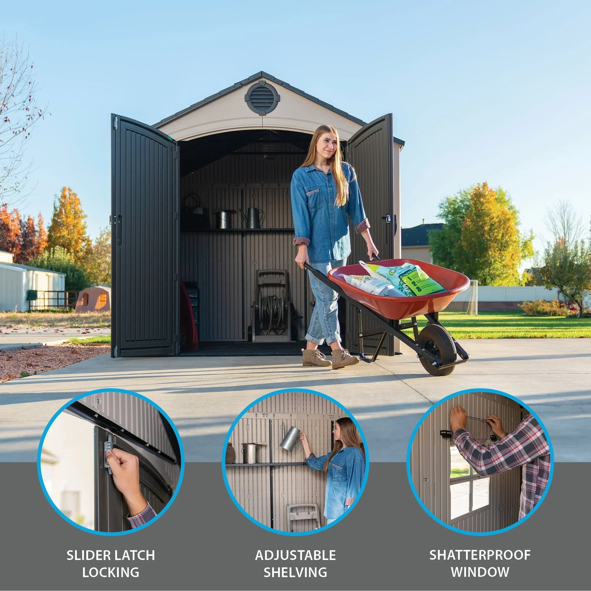 8-Ft. x 10-Ft. Outdoor Storage Shed