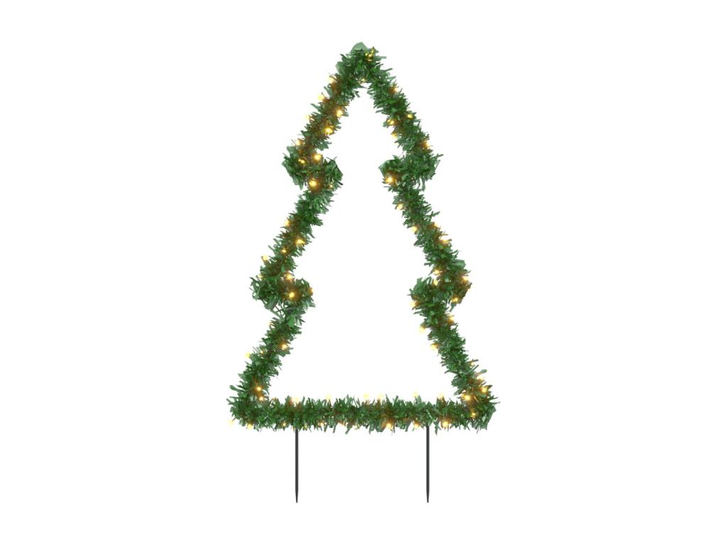 Decoración luminosa para árbol de Navidad con 80 estacas LED de 60 cm