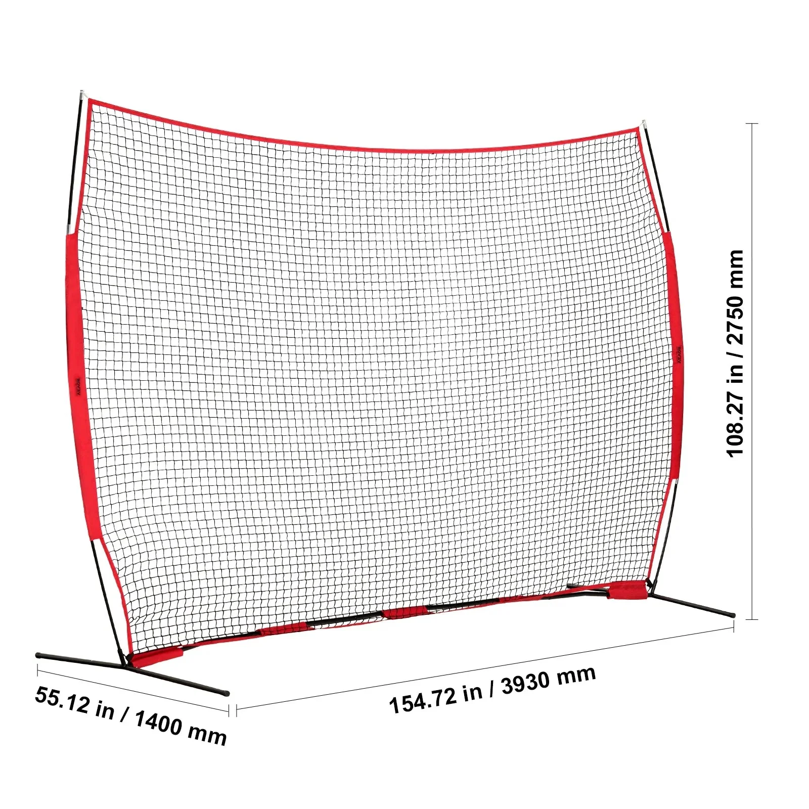 VEVOR Barricade Backstop Net, 12x9 ft Ball Sports Barrier Netting With Carry Bag - SSPDYBQ004 - Image 8 VEVOR Barricade Backstop Net, 12x9 ft Ball Sports Barrier Netting With Carry Bag - SSPDYBQ004 - Image 8