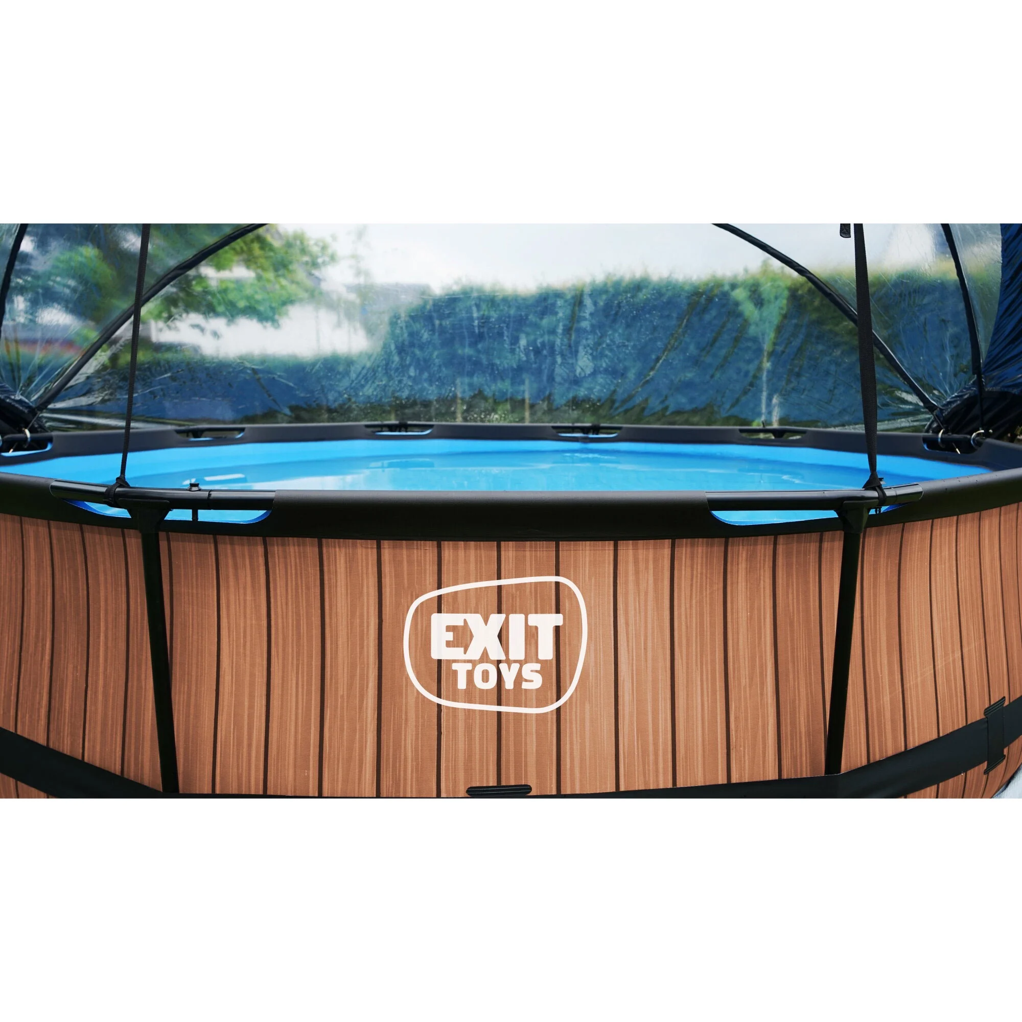 EXIT Toys UV Resistant Pool Covers, PVC Transparent, 104" x 104" x 55" - Image 27