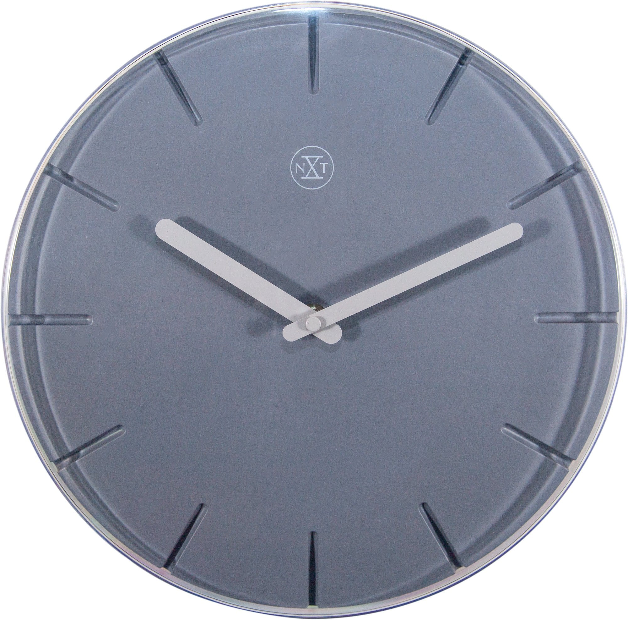 NeXtime - nXt - Wandklok - 20 cm - Plastic - Grijs - 'Sweet'
