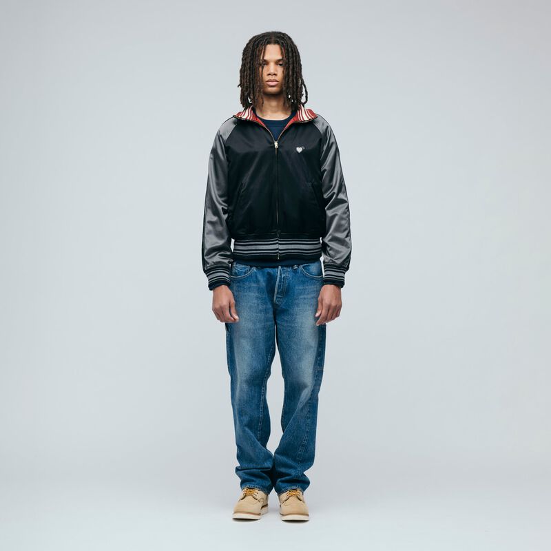 HUMAN MADE REVERSIBLE SATIN JACKET