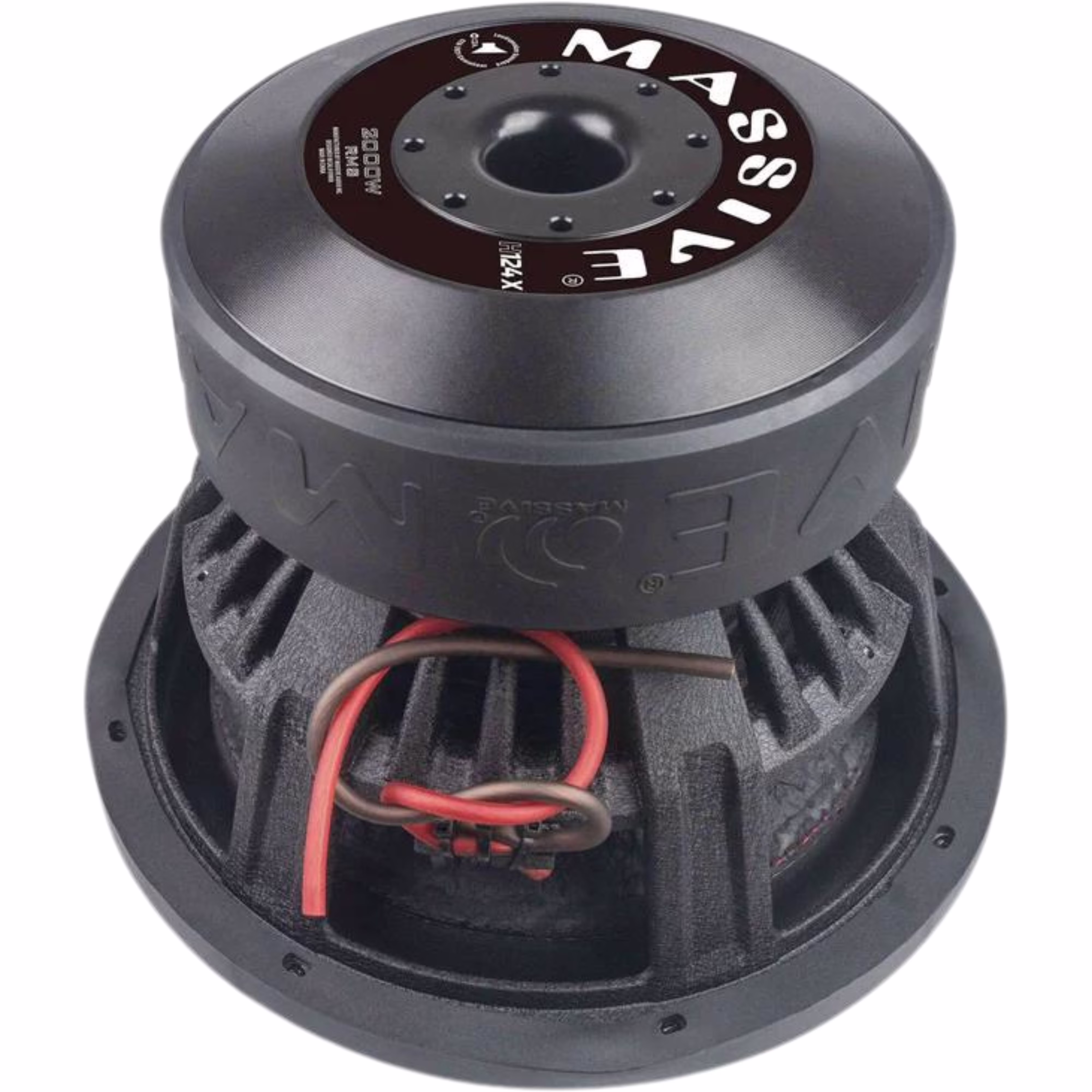 12" 2000W RMS 4 - Ohm 3" DVC Mega Subwoofer Massive Audio HIPPO Series MA - H124X
