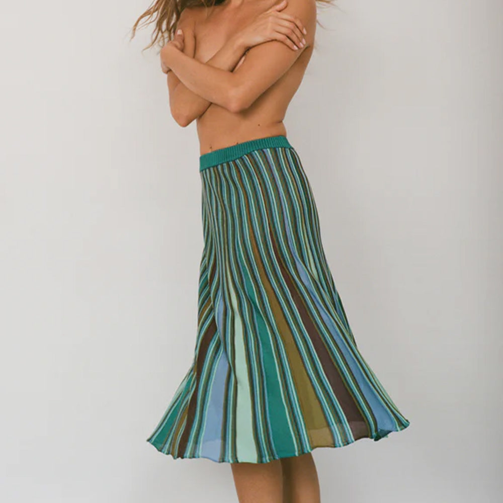 Carlota Cahis - Jupe Sicilia - Multigreen
