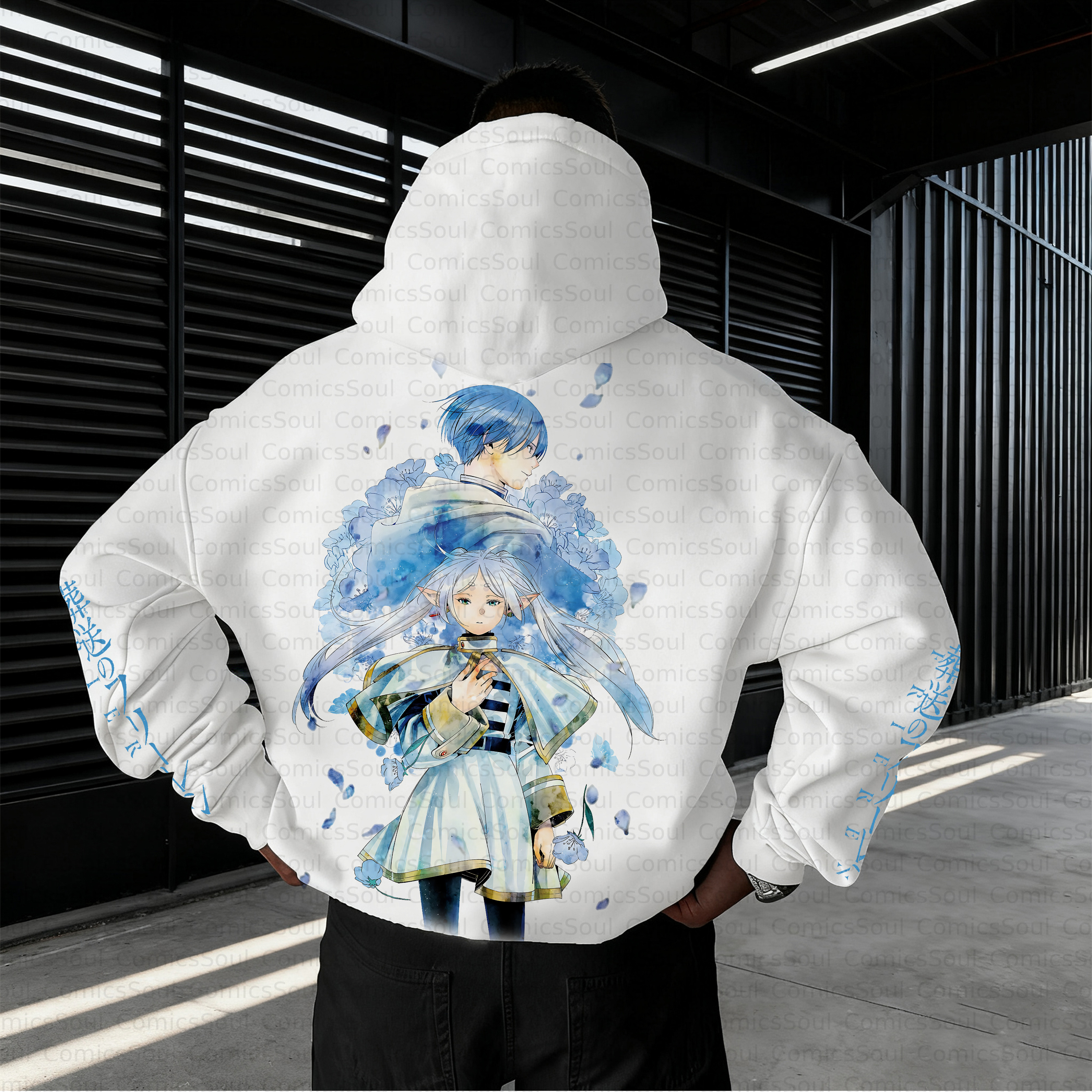 Unisex Anime Inspired Vintage Plush Hoodie
