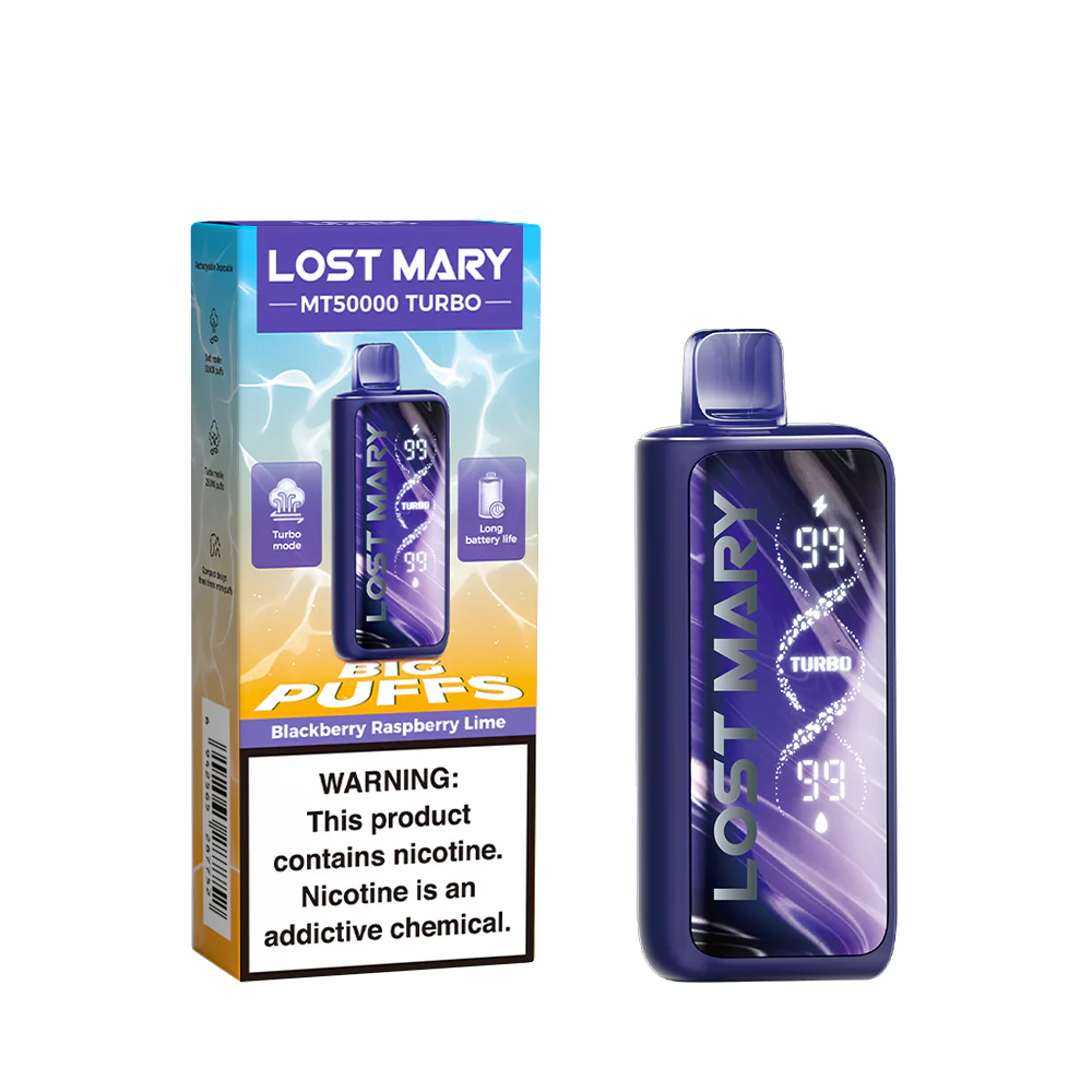 LOST MARY MT50K Turbo cigarette électronique jetable rechargeable (toutes les saveurs)