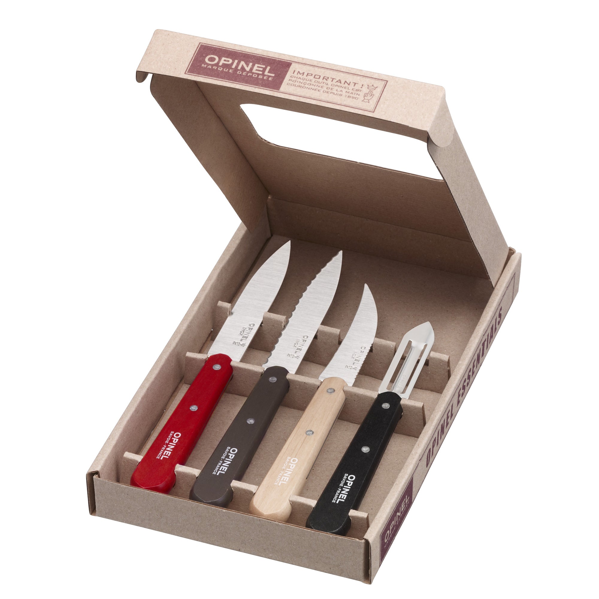 Opinel Les Essentiels Messenset 4 st.