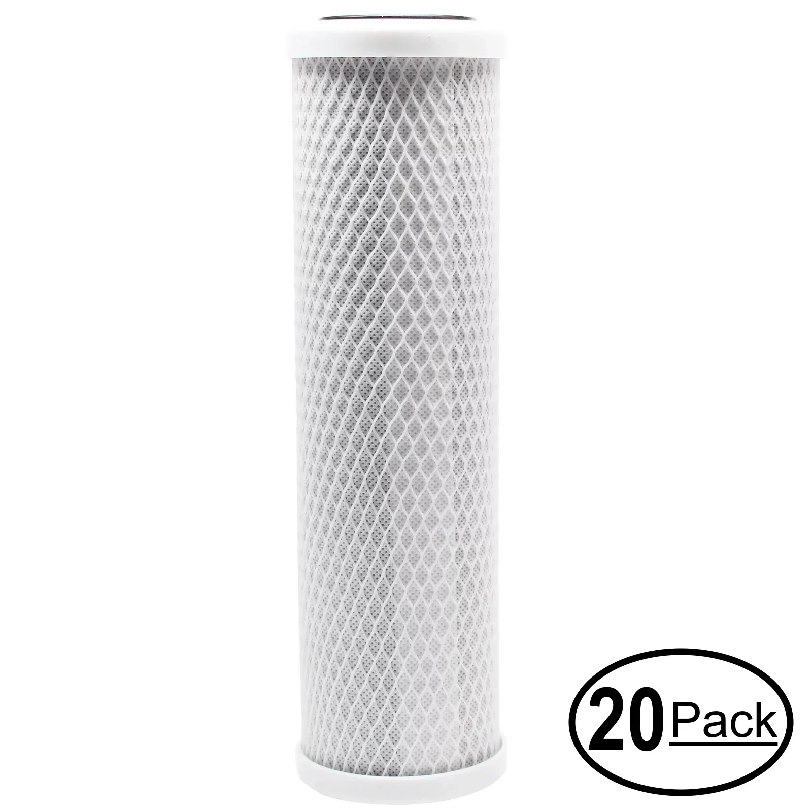 Denali Pure Replacement Activated Carbon Block Filter 20-Pack, 10 inch For PurePro Alkaline RO System - EC106 Denali Pure Replacement Activated Carbon Block Filter 20-Pack, 10 inch For PurePro Alkaline RO System - EC106