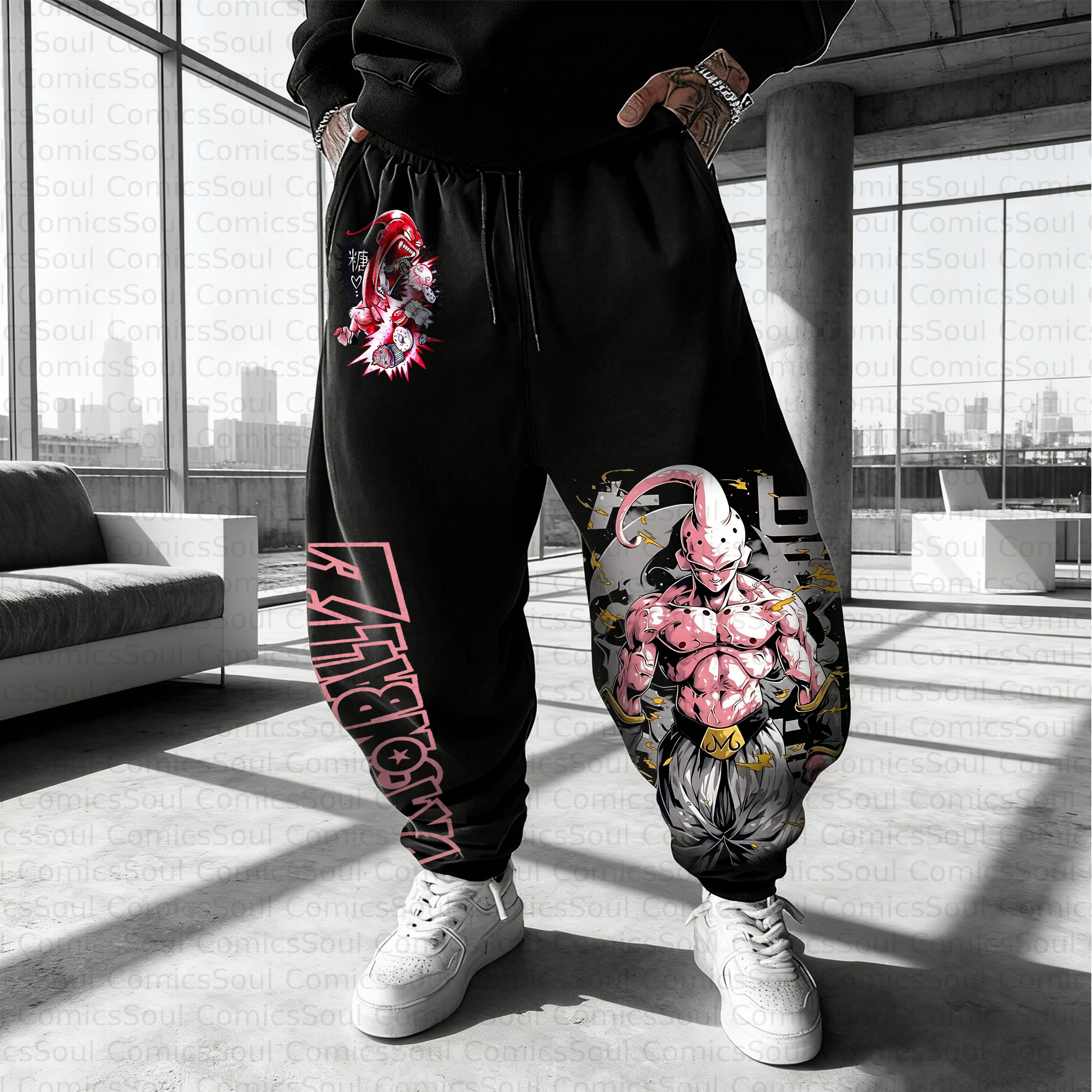 Unisex Casual Anime Streetwear Pant
