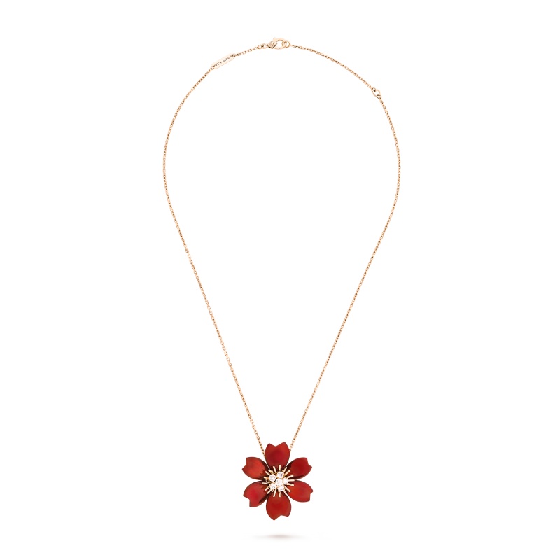 Replicate Rose de Noël clip pendant, small model(1:1 replica) - Original Replica Club