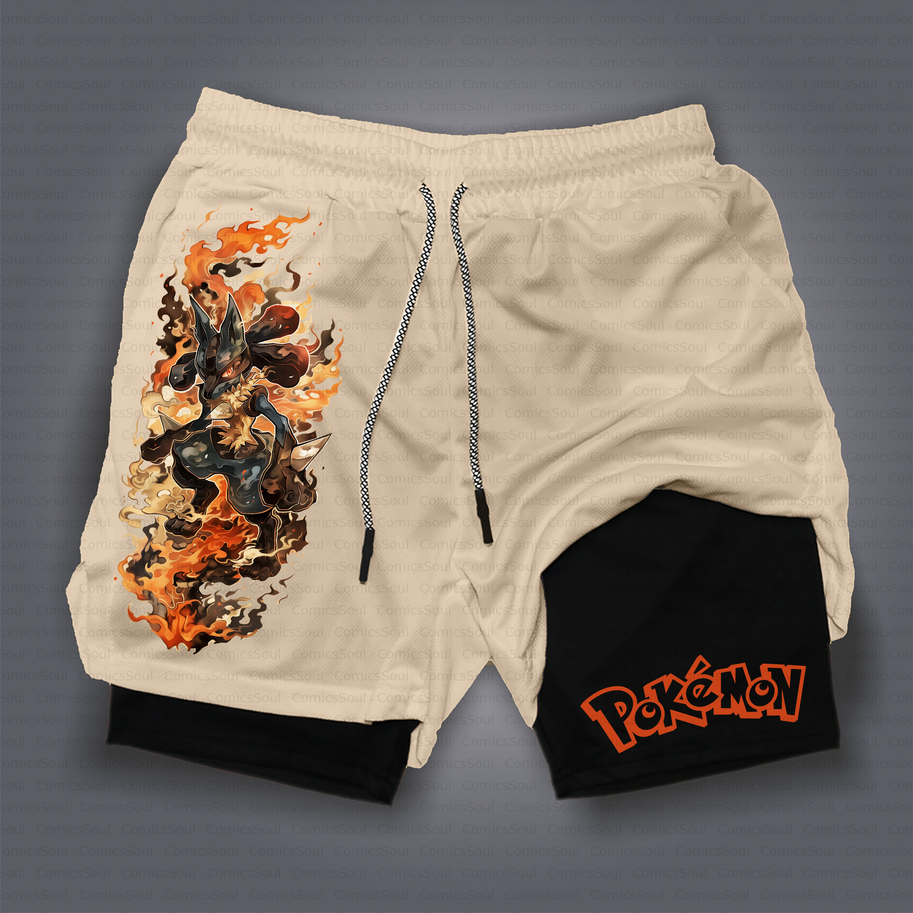 Unisex Casual Anime Style Shorts