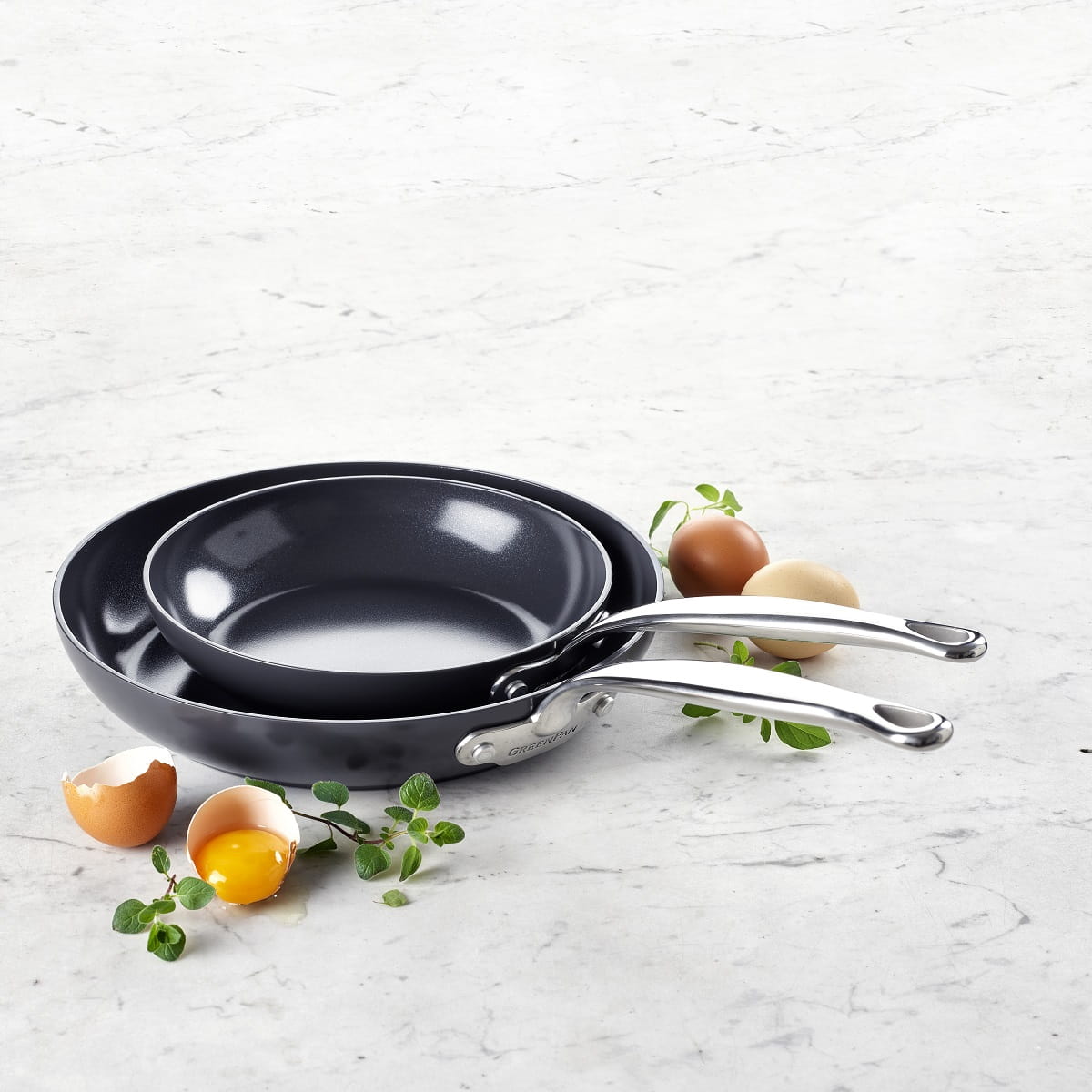 Greenpan Barcelona Koekenpannenset Ø 20 + 28 cm