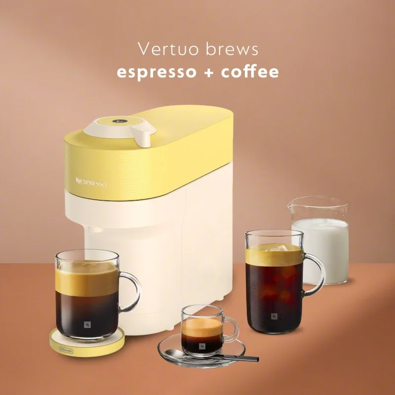 Nespresso Vertuo Pop+ Summer Limited Edition by De'Longhi, Pastel Yellow - Image 4