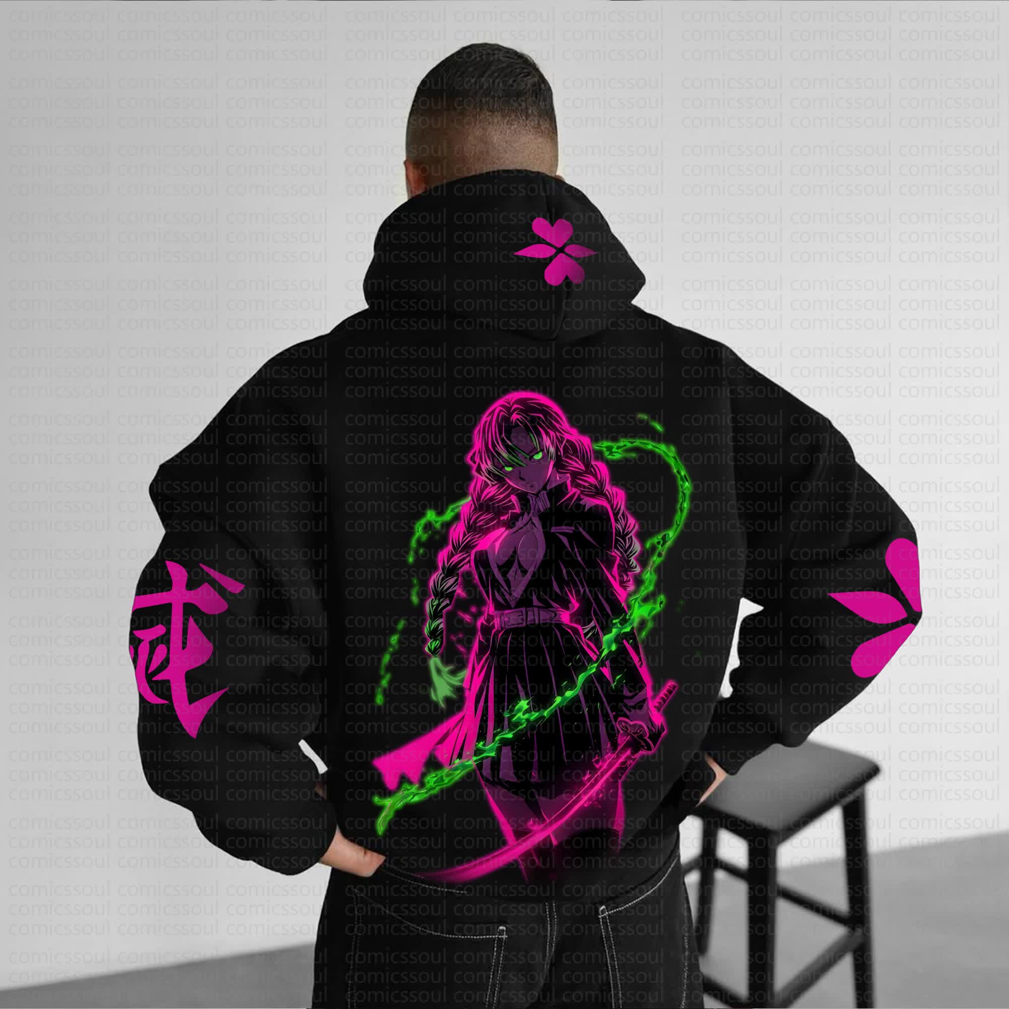 Unisex Anime Graphic Streetwear Vintage Hoodie丨Comicssoul
