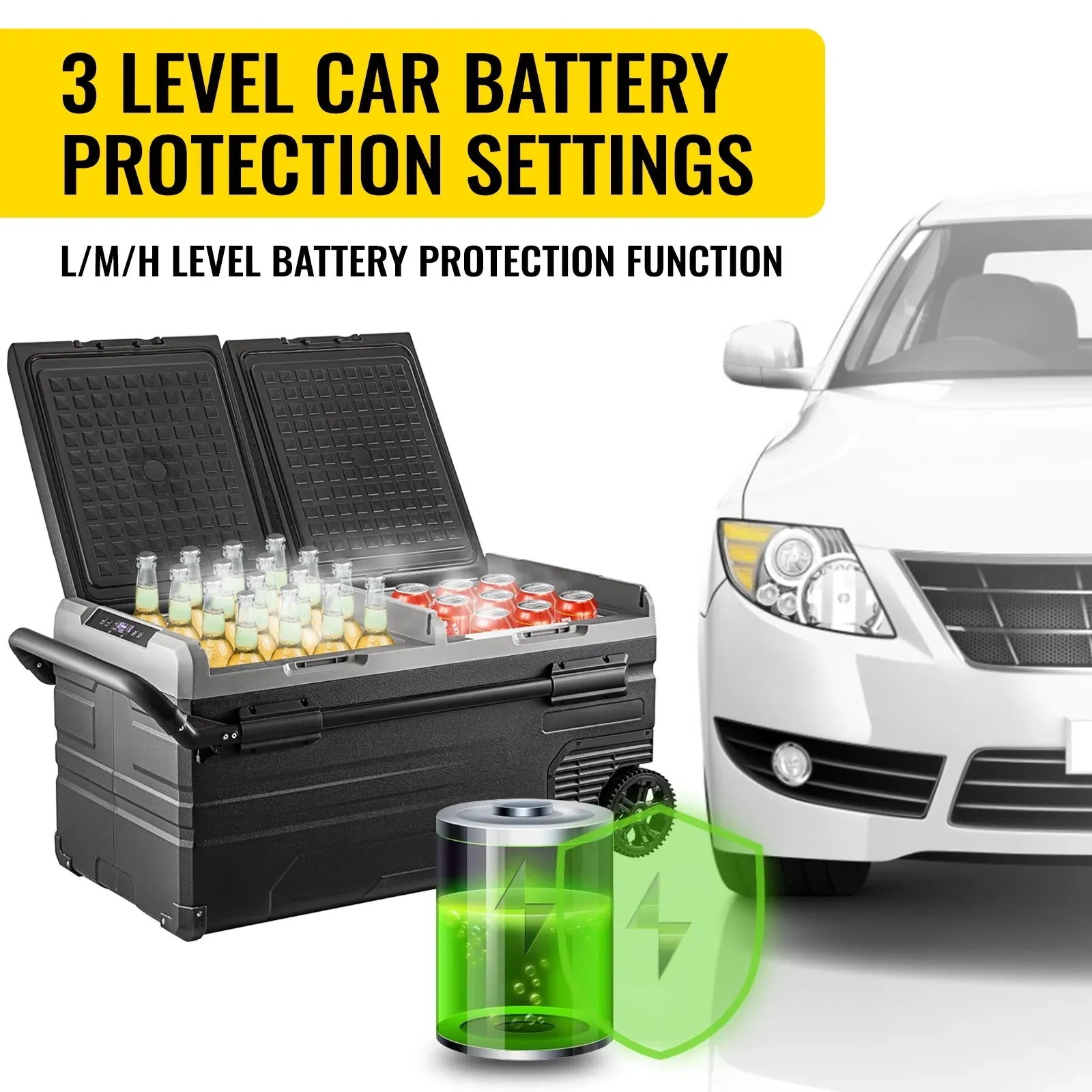 BENTISM 100Qt Portable Car Freezer Refrigerator 95L 12/24V - TWW95 - Image 6 BENTISM 100Qt Portable Car Freezer Refrigerator 95L 12/24V - TWW95 - Image 6