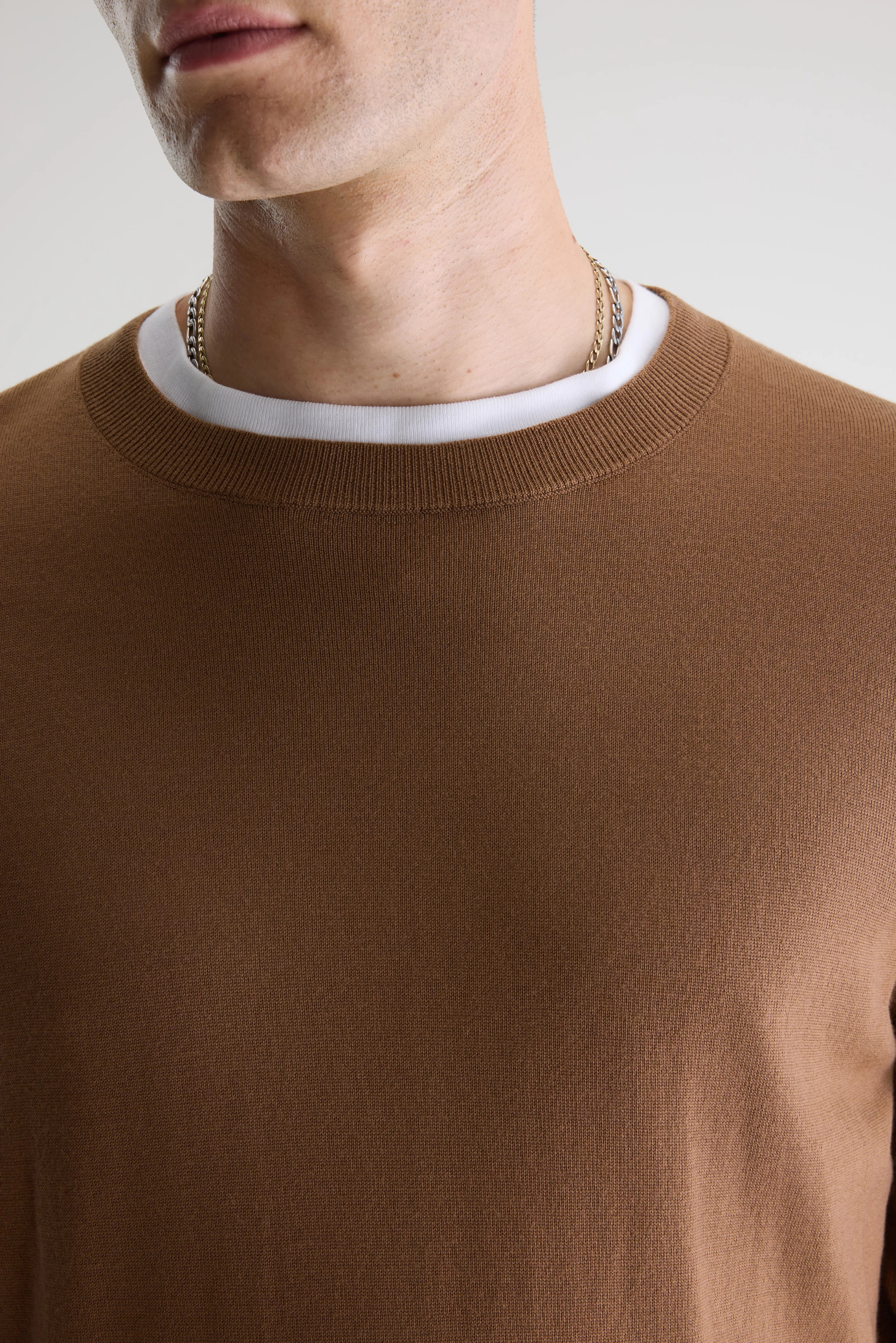 Bellerose Dilles crewneck sweater  (261 / M / CARAMEL)