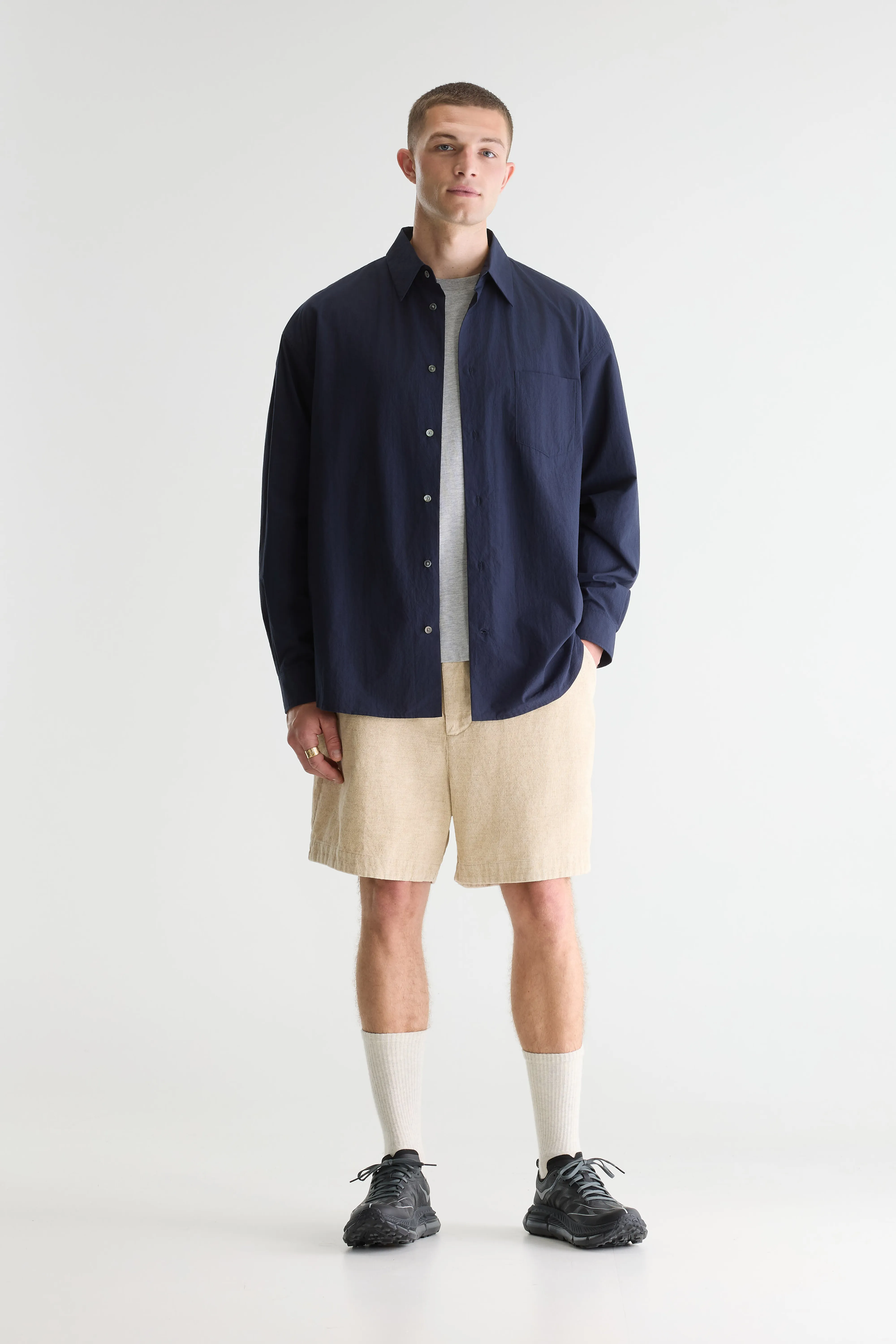 Bellerose Jops relaxed shirt  (261 / M / NAVY)