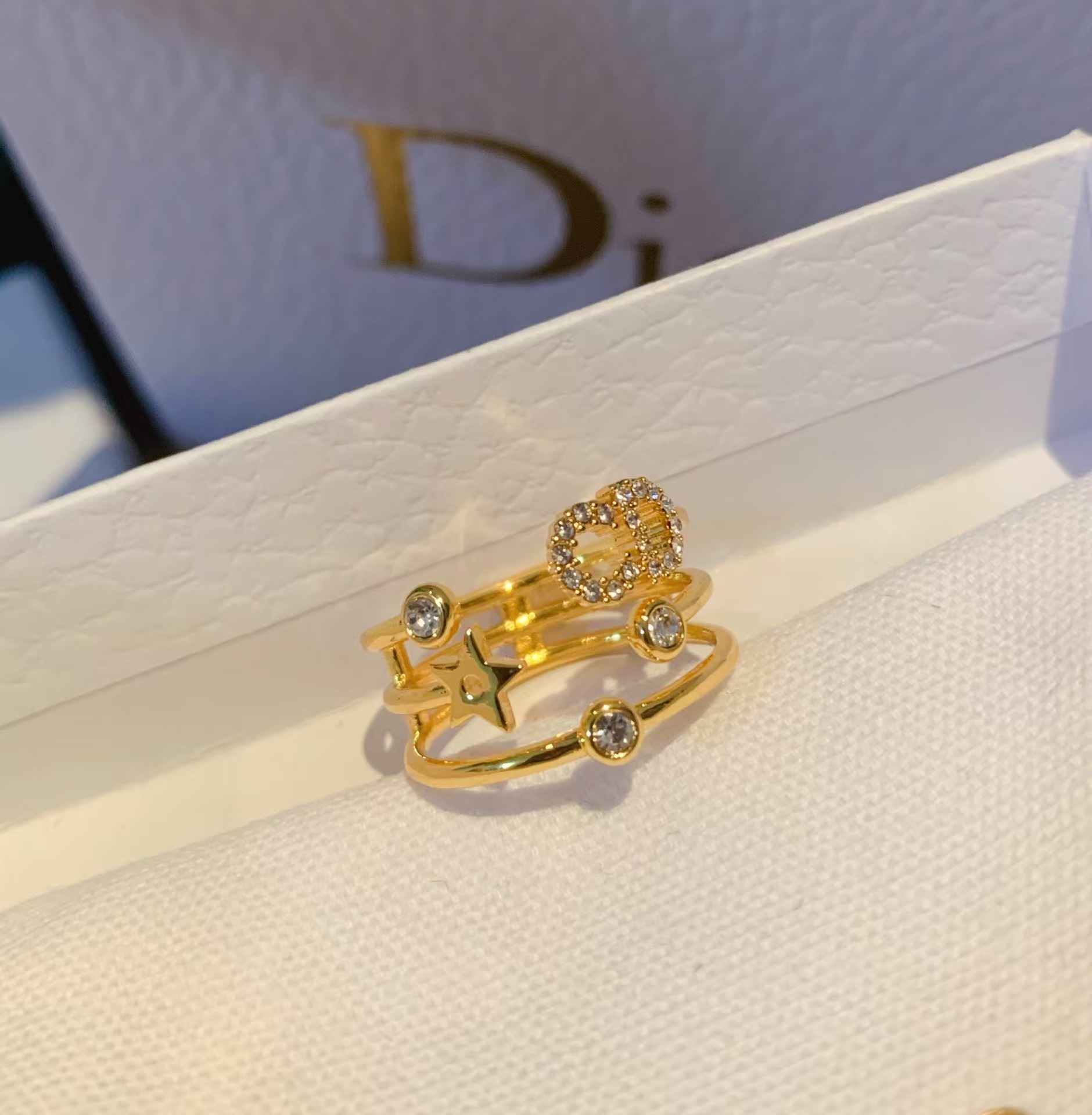 Dior CD Three Layers Ring - Original Replica Club