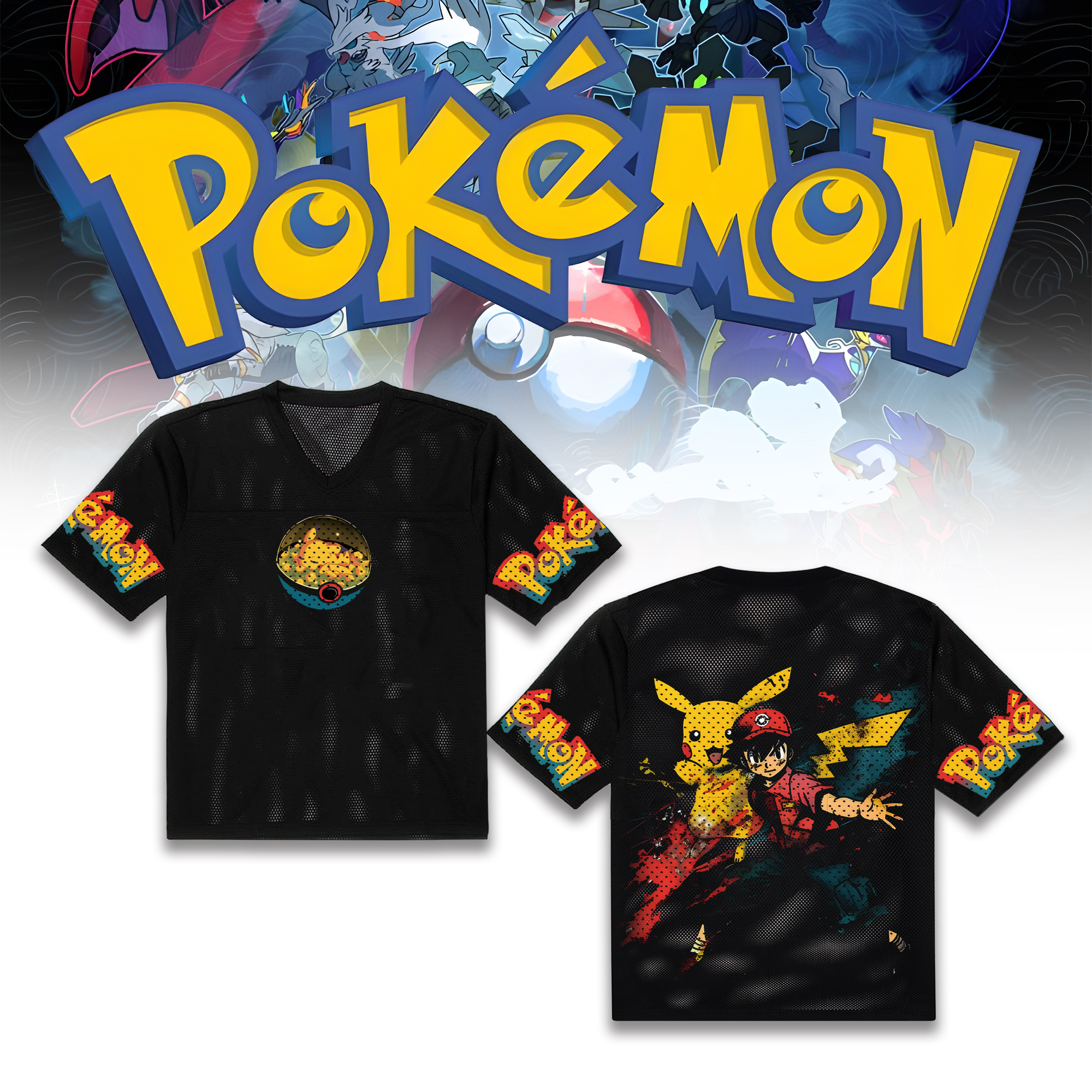 Unisex  “Comicssoul” Anime Style Retro I Mesh T-Shirt